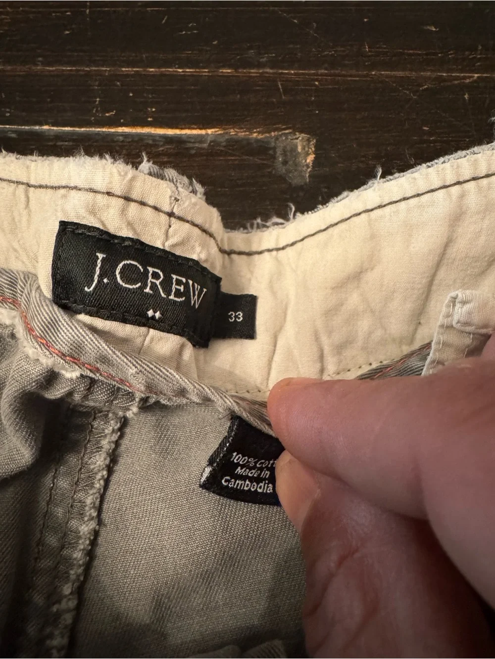 J. Crew Light Gray Cargo Shorts